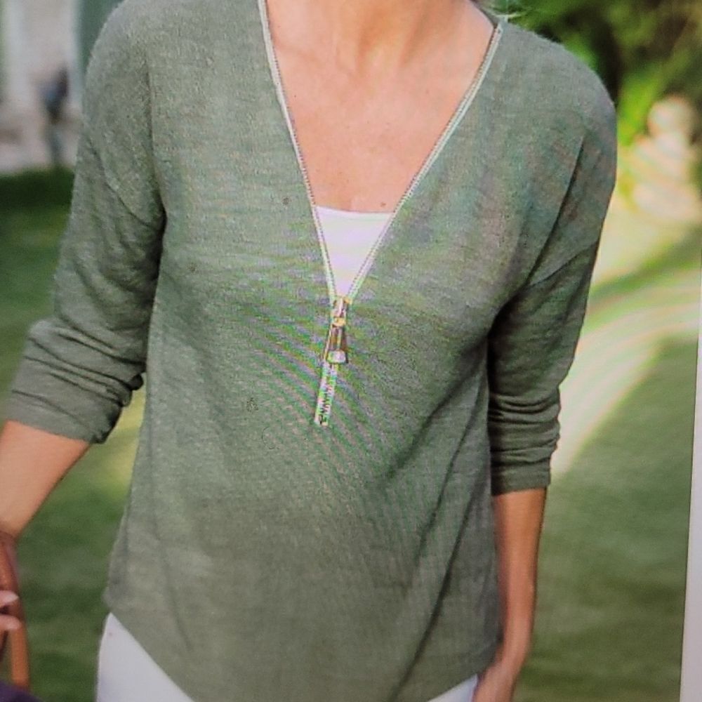 Soft surroundings valentina zop sweater size medium